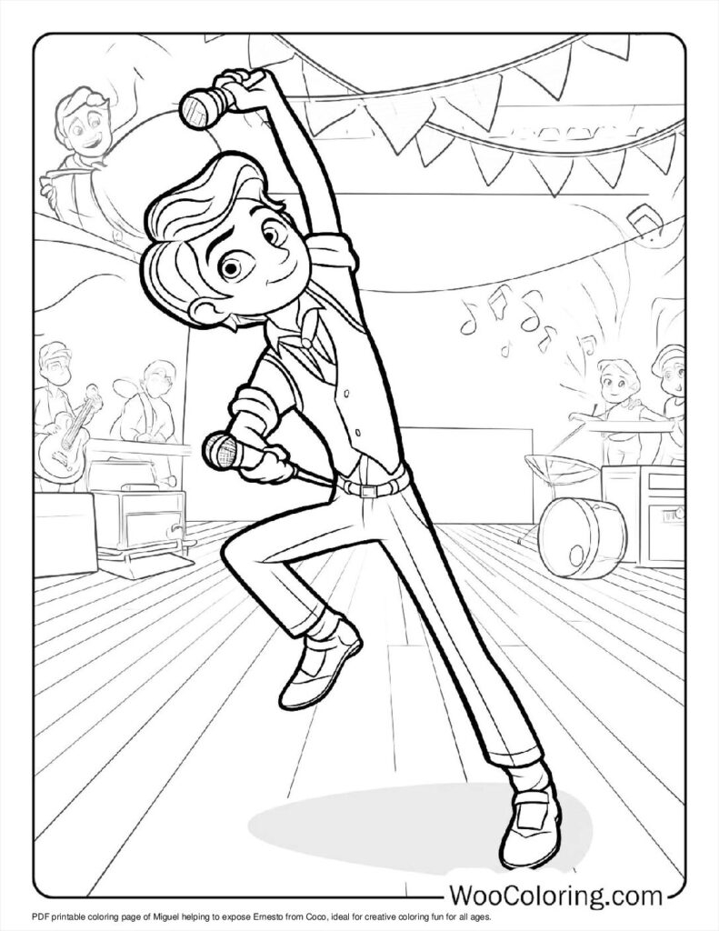 100 Coco Coloring Pages Free PDF To Print Woo Coloring