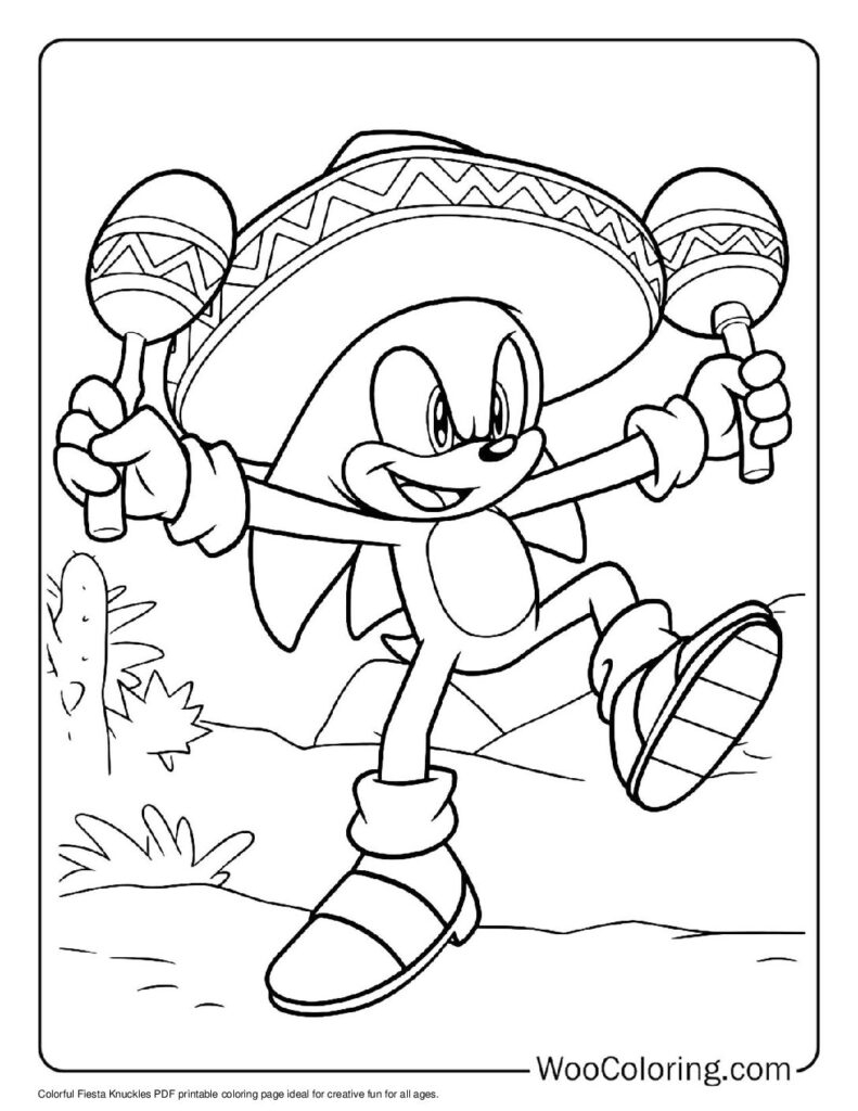 sonic characters coloring pages