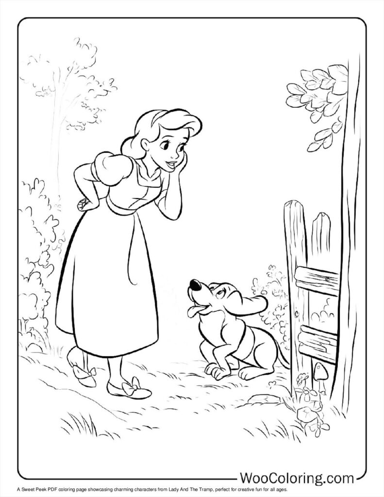 coloring page characters