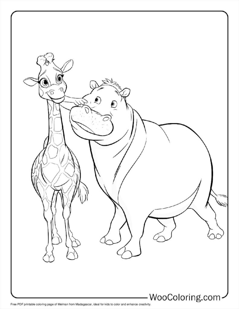 100 Madagascar Coloring Pages Free PDF To Print Woo Coloring
