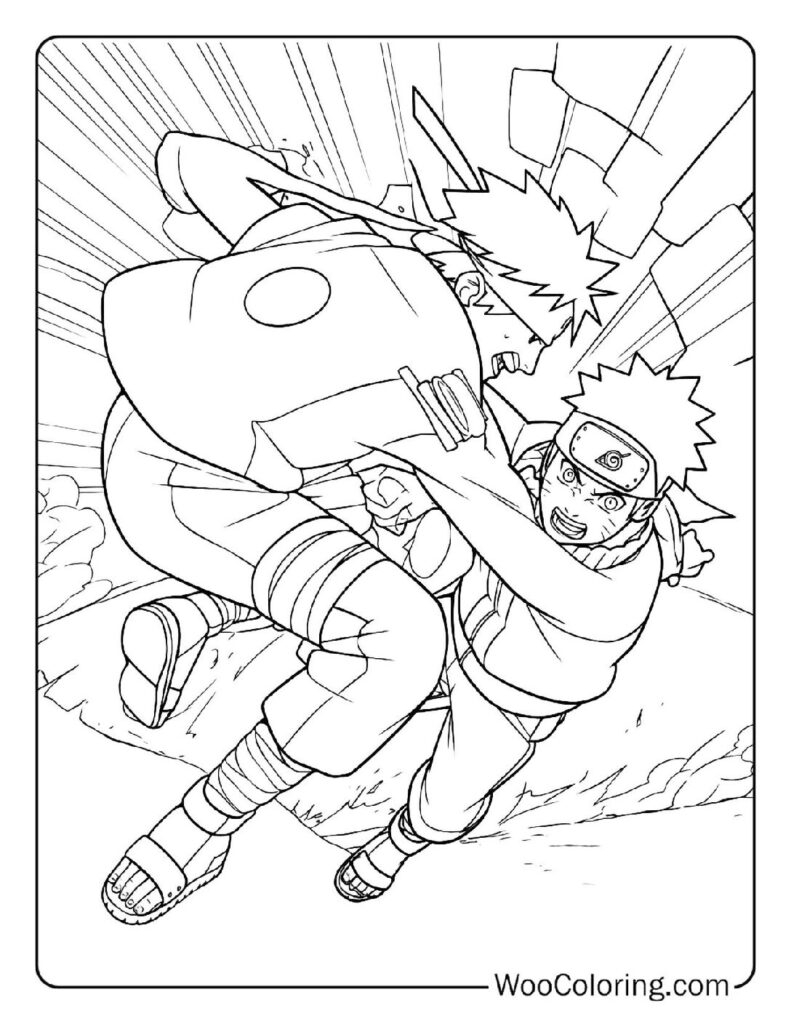 100 Naruto Coloring Pages Free PDF To Print Woo Coloring