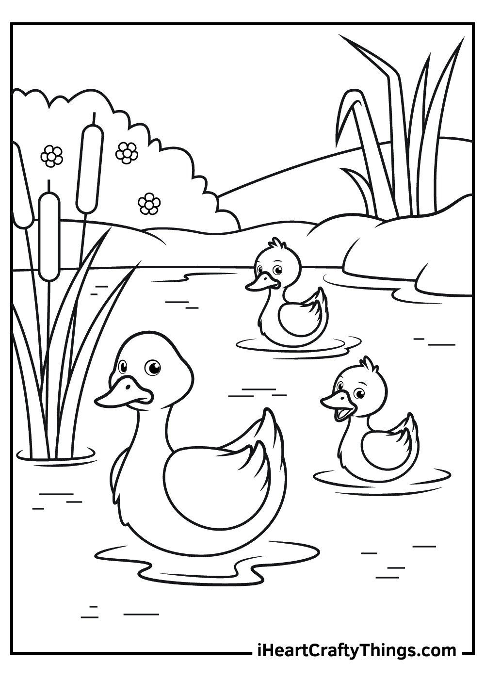 Duck Coloring Page