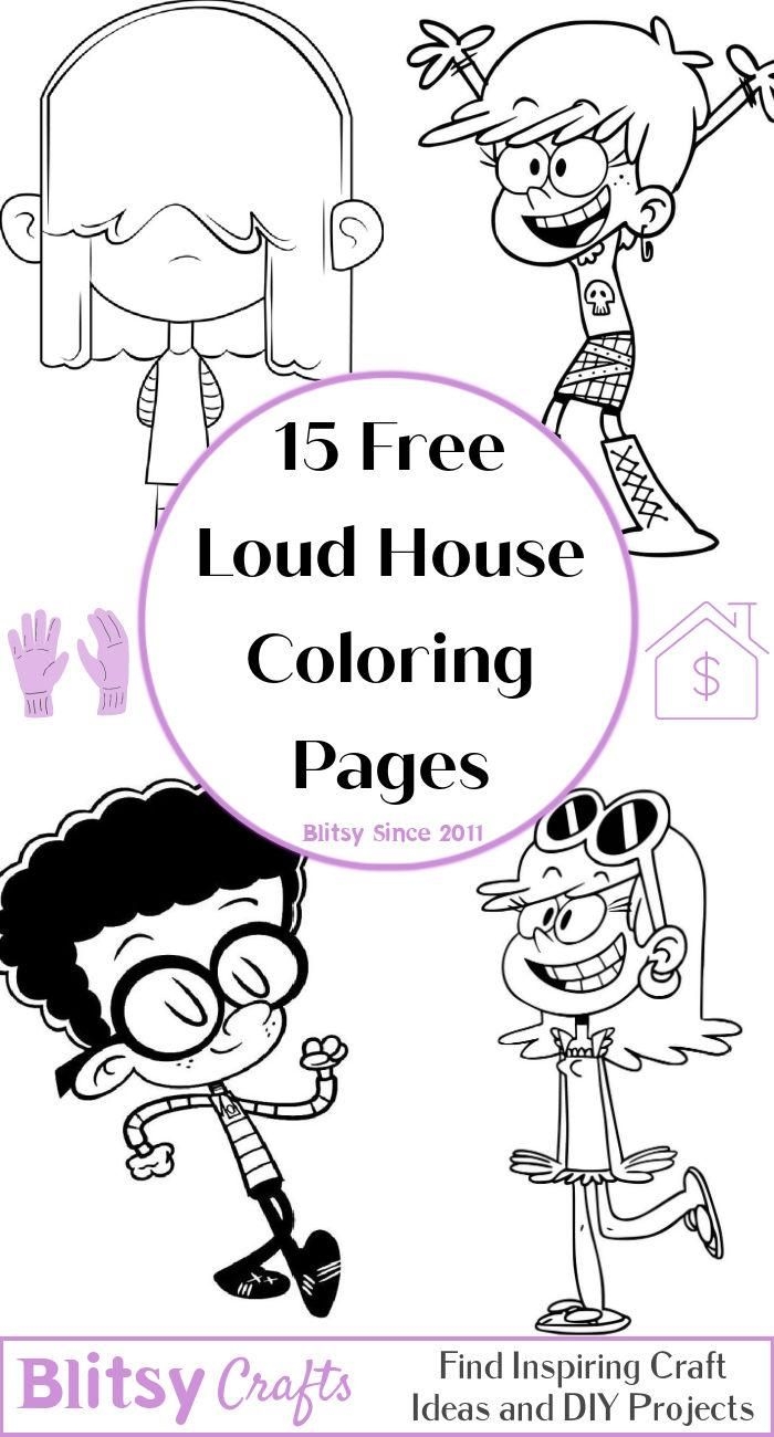 15 Free Loud House Coloring Pages For Kids And Adults