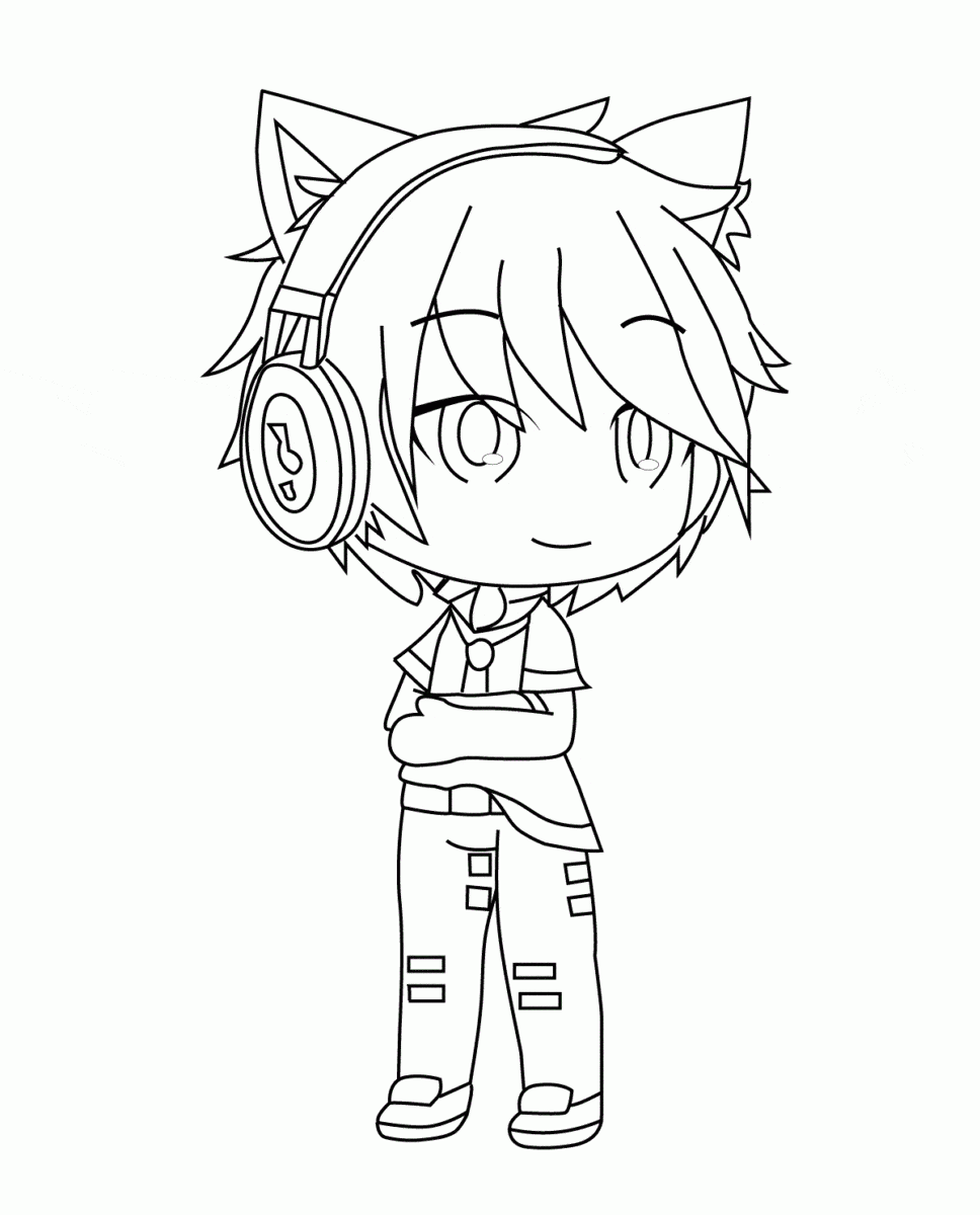 15 Gacha Life Coloring Pages For Free Artsy Pretty Colors