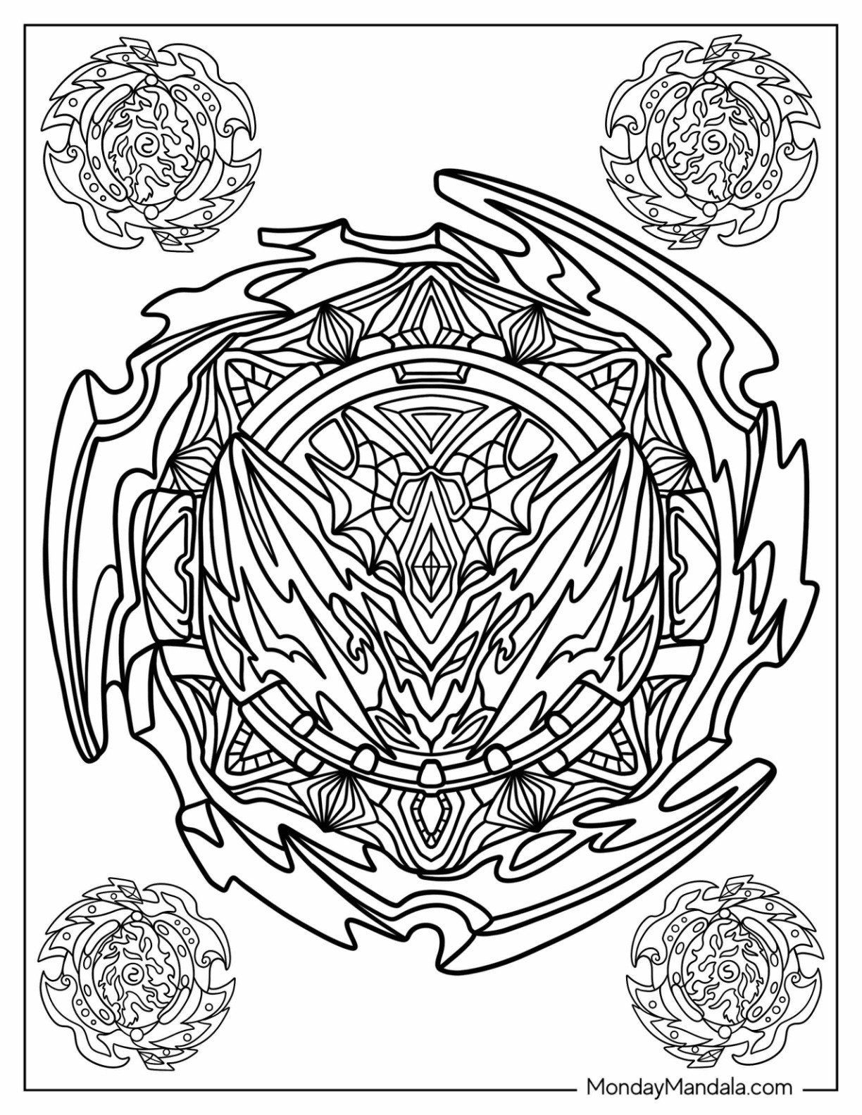 20 Beyblade Coloring Pages Free PDF Printables 