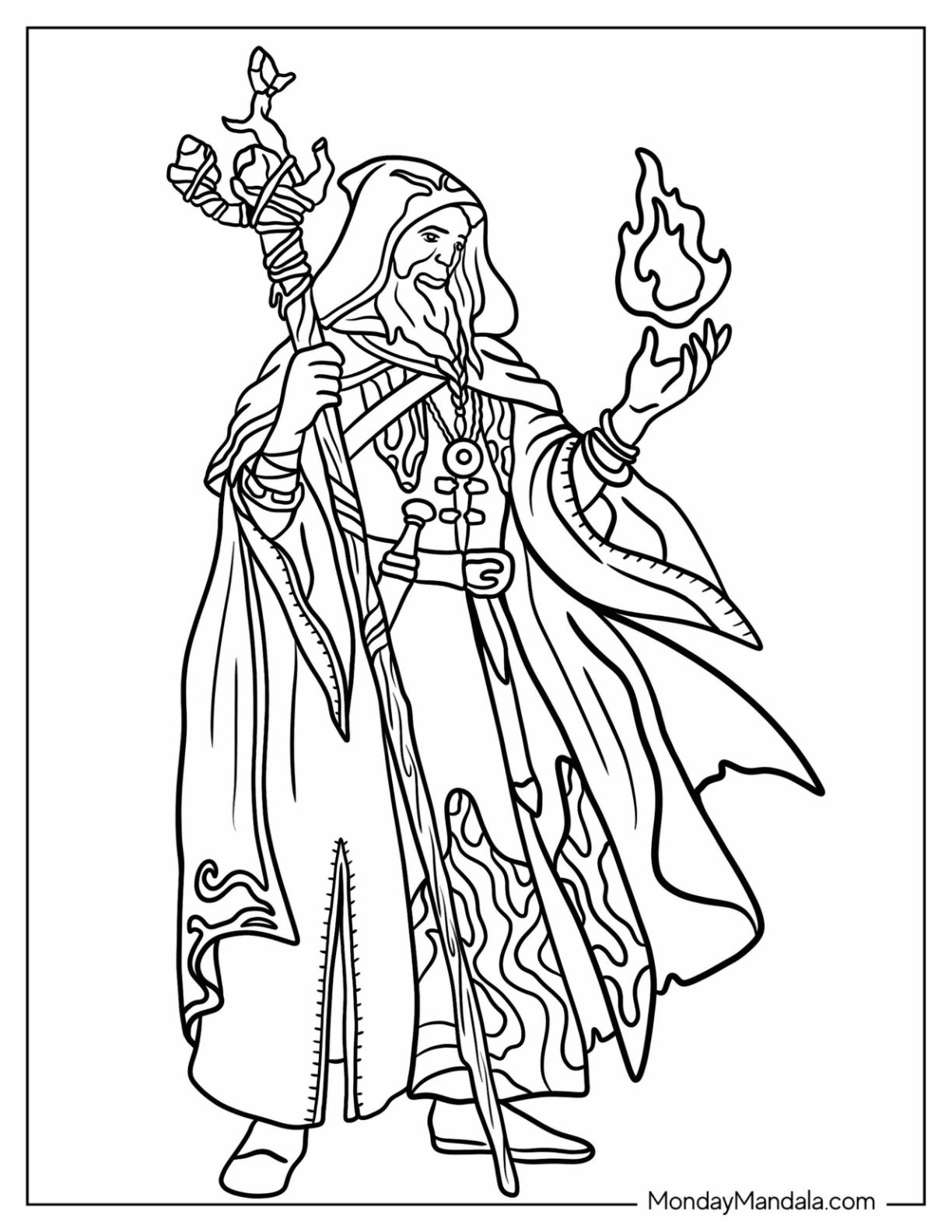 20 Dungeons Dragons Coloring Pages Free Printables 