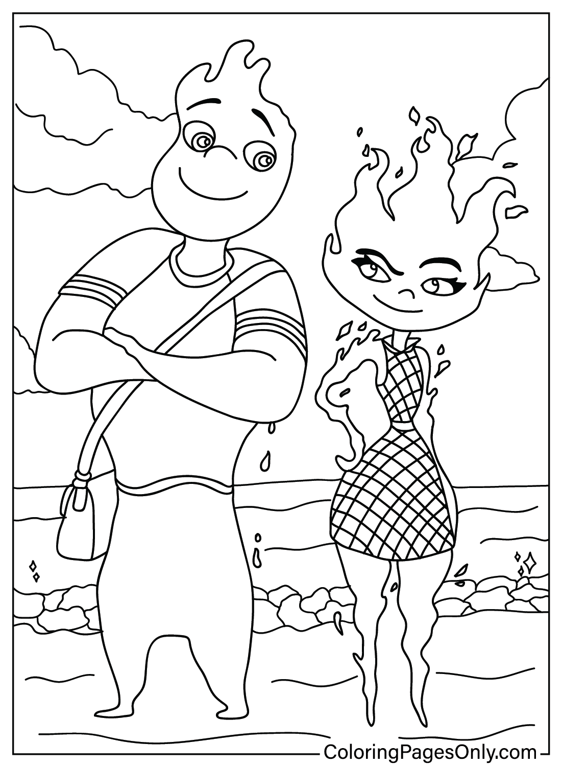 20 Elemental Coloring Pages Free PDF Printables Aurorecoloriageaimprimer