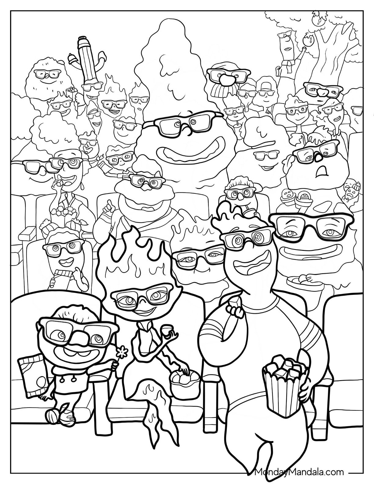 20 Elemental Coloring Pages Free PDF Printables 