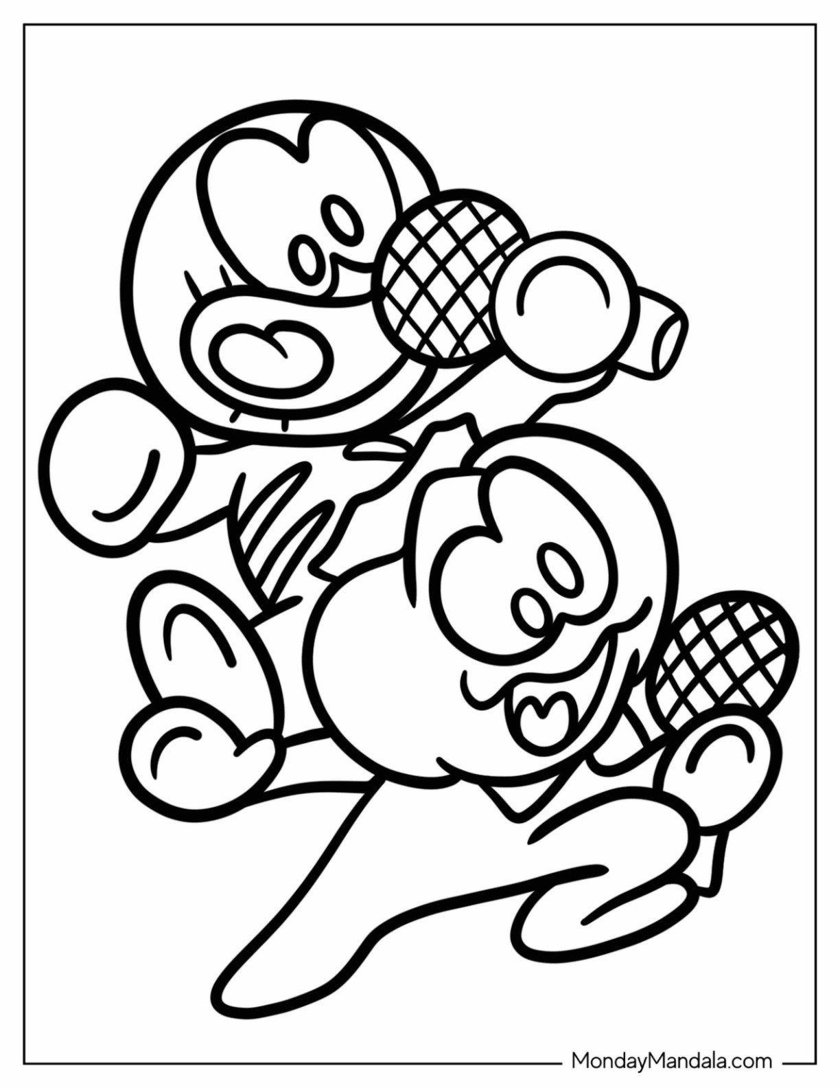 friday night funkin characters coloring pages
