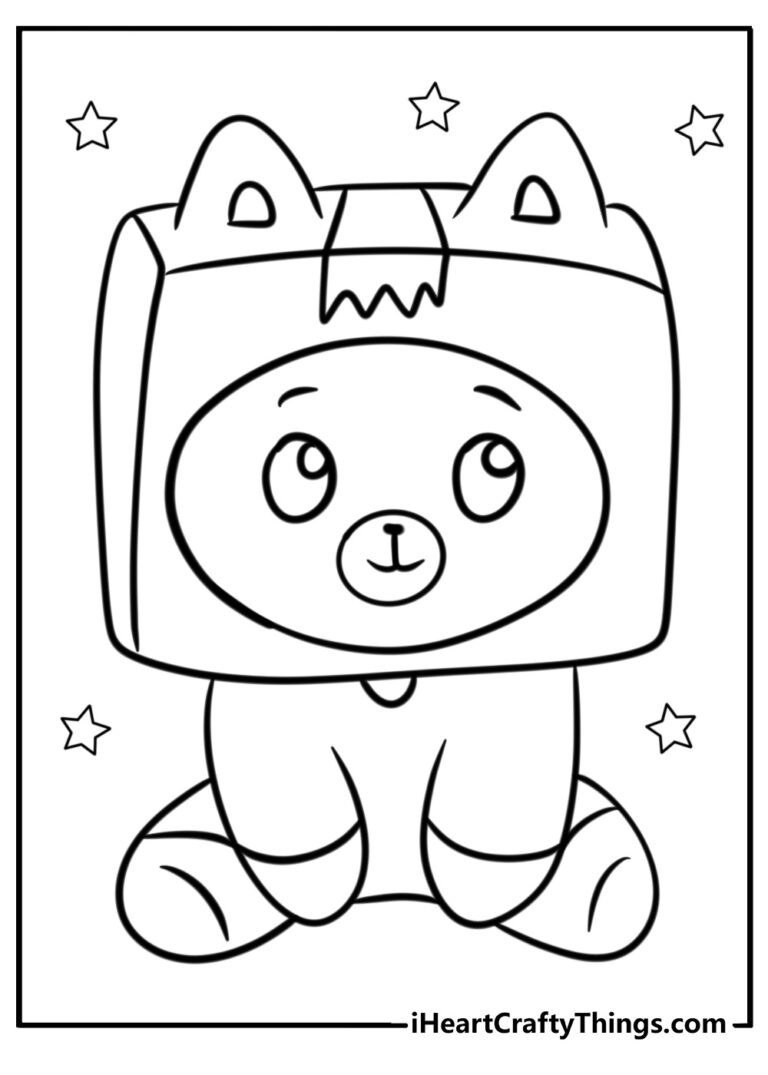 20 LankyBox Coloring Pages Free Detailed PDF Printables