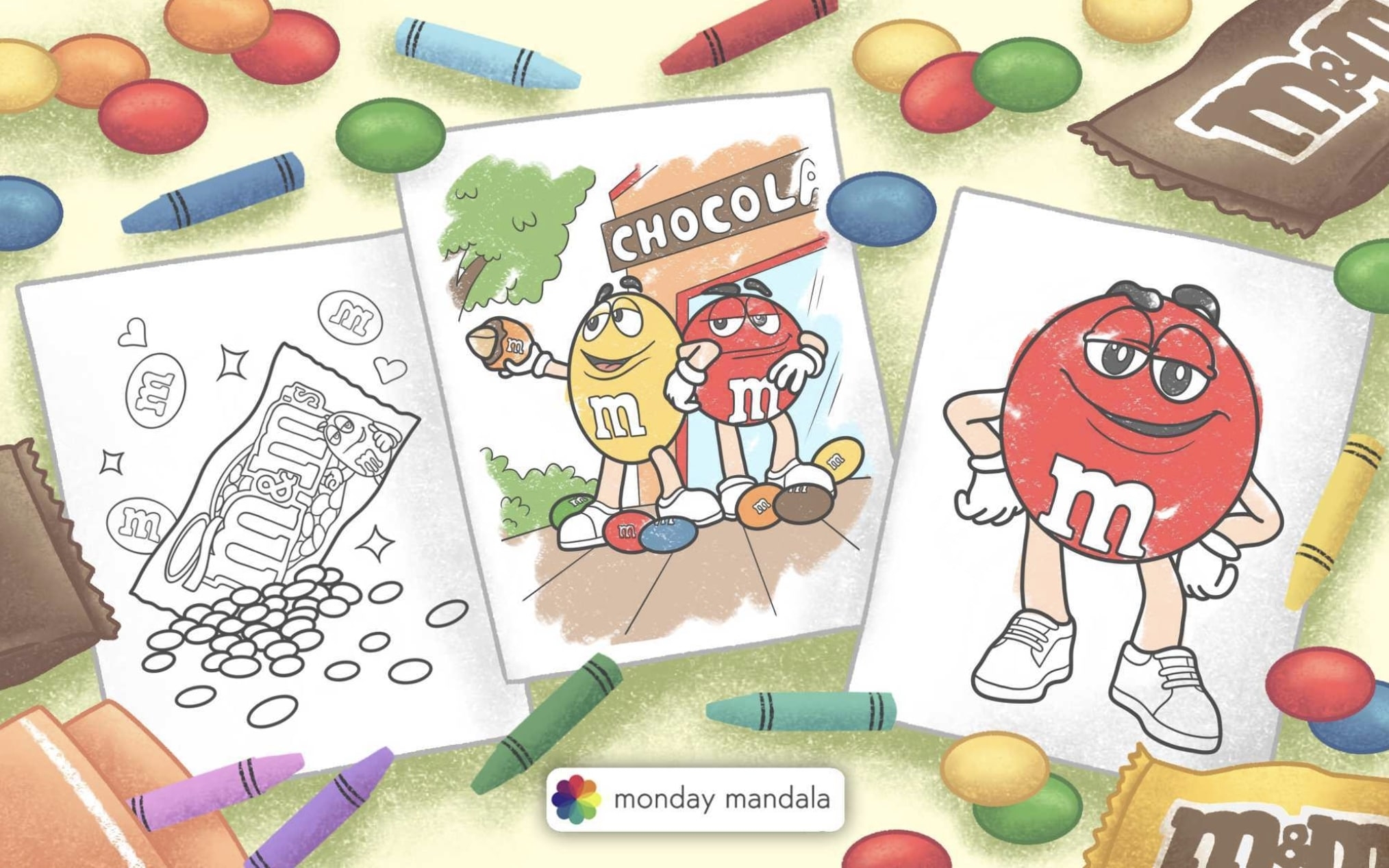 20 M M s Coloring Pages Free PDF Printables 