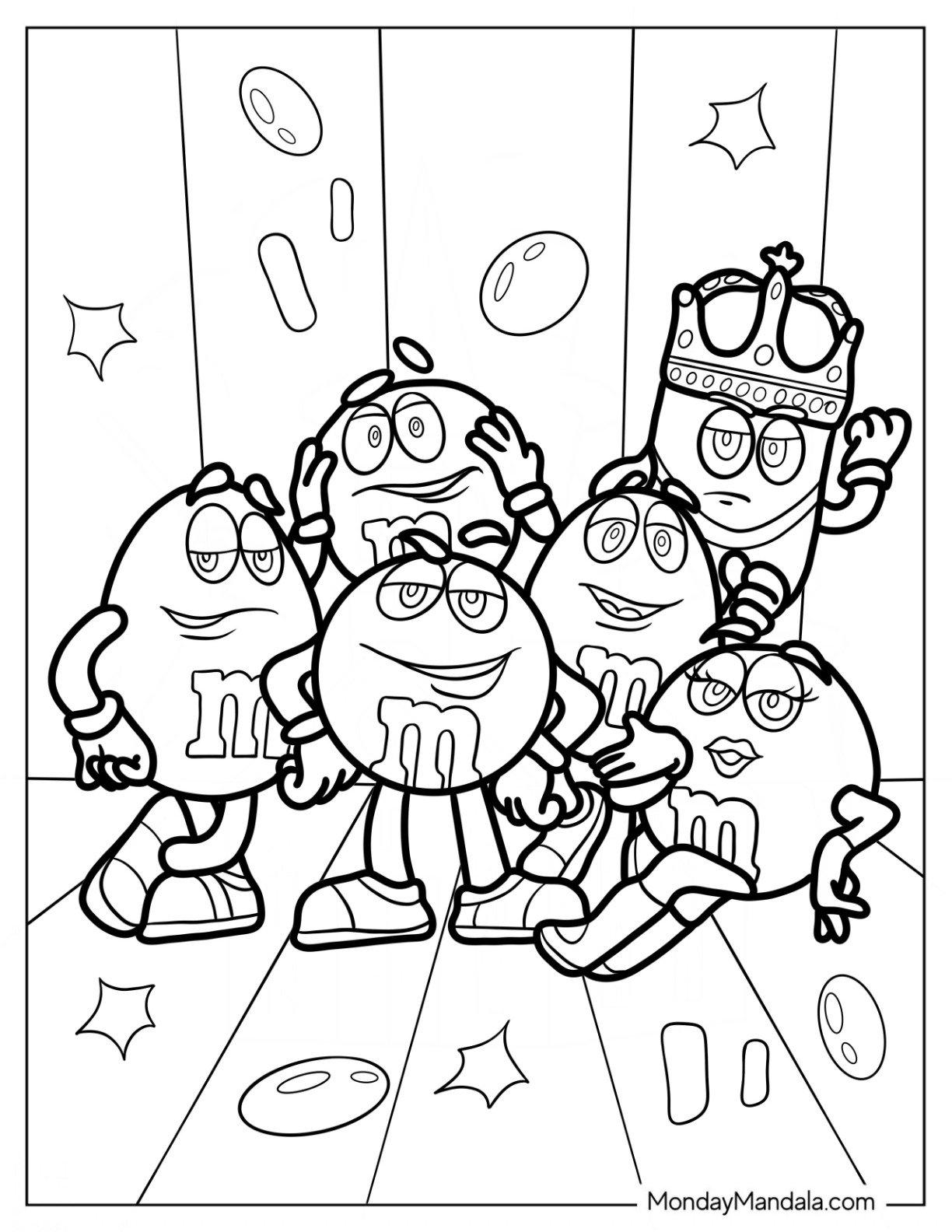 20 M M s Coloring Pages Free PDF Printables 
