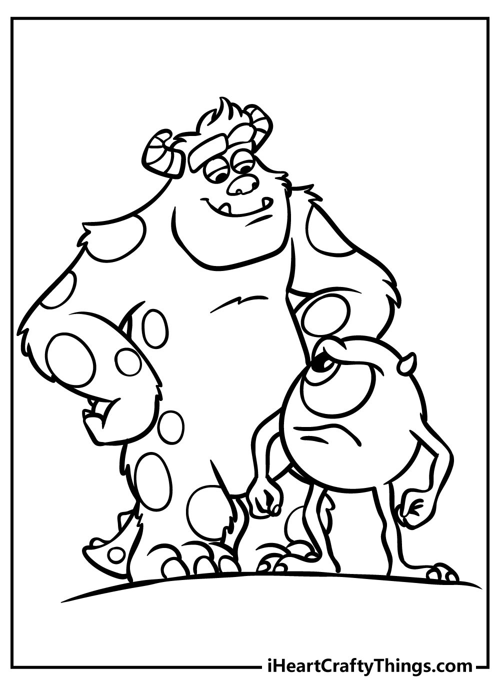 pixar characters coloring pages