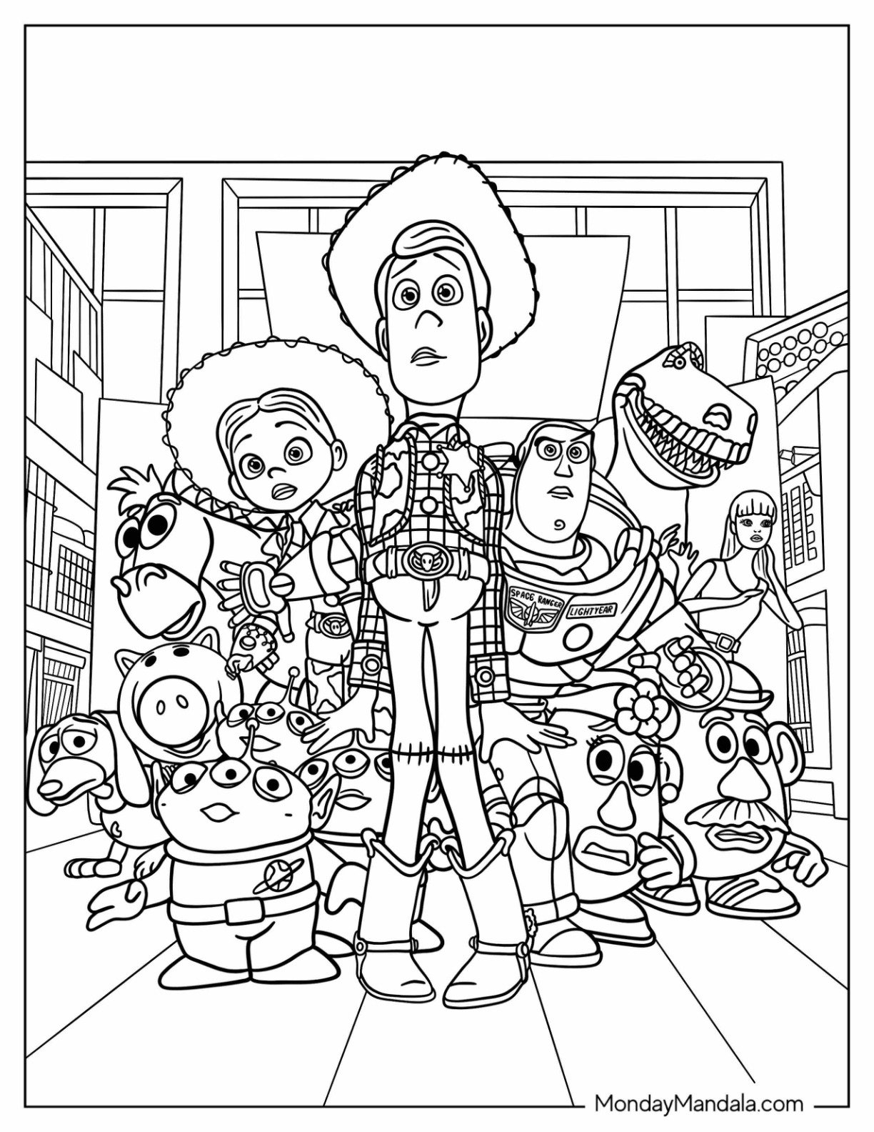 20 Pixar Coloring Pages Free PDF Printables 