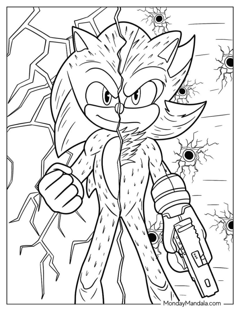 20 Shadow Sonic Coloring Pages Free PDF Printables Ideas Coloring Pages Shadow Illustration Free Printable Coloring Pages
