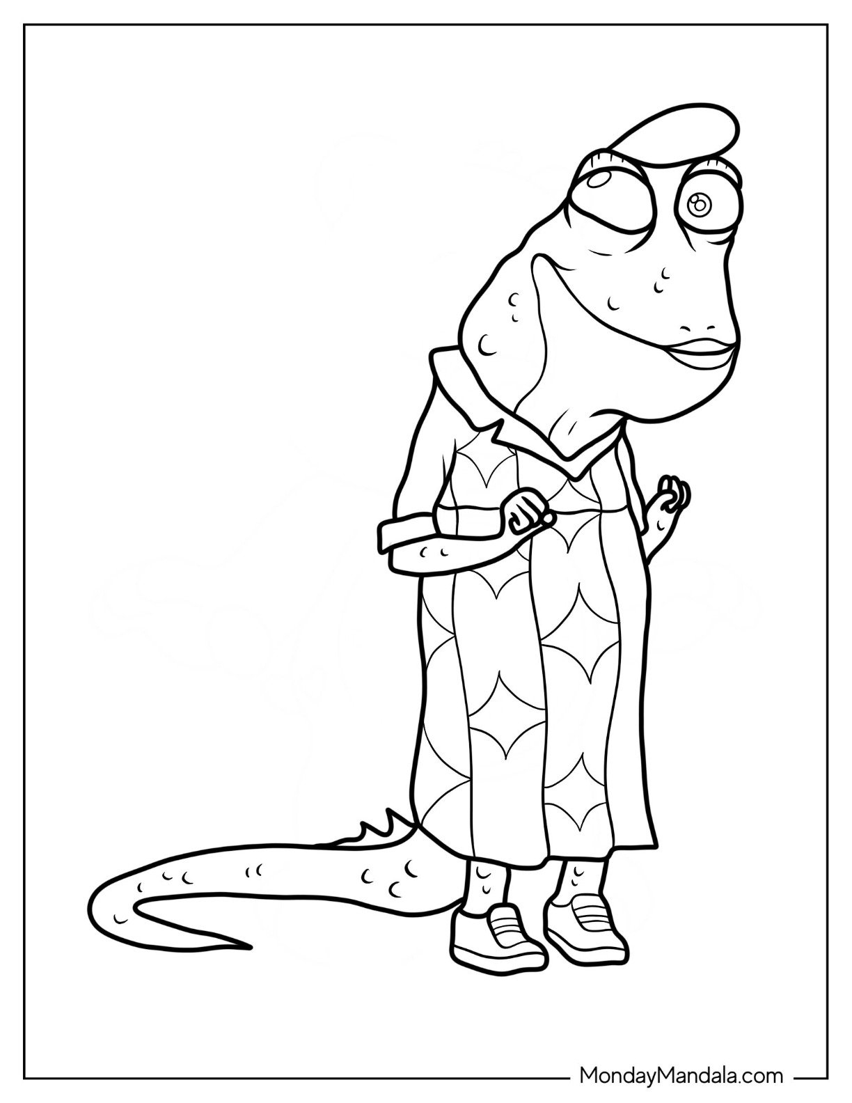 sing characters coloring pages