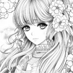 200 Anime Coloring Pages Printable Manga Art PDF Download Etsy