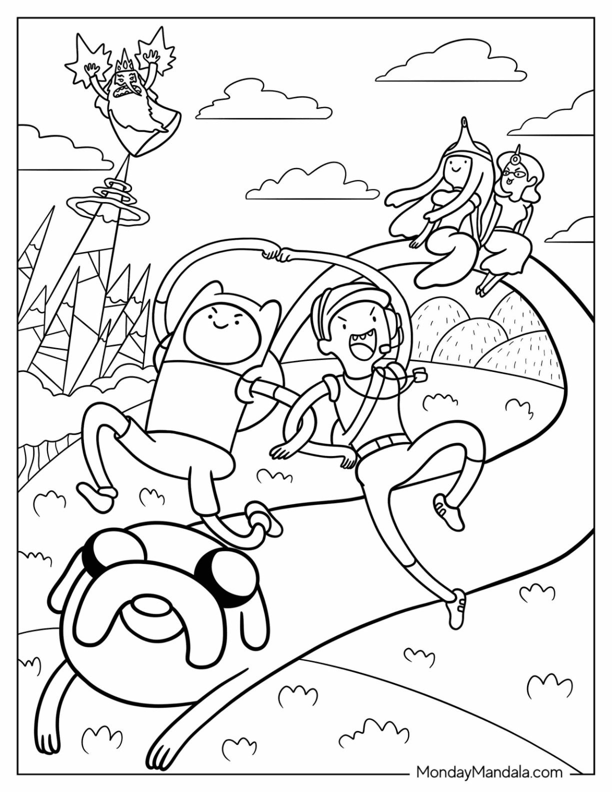 24 Adventure Time Coloring Pages Free PDF Printables 