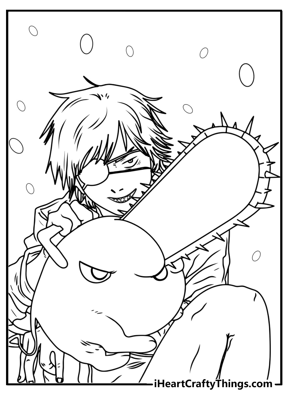 25 Chainsaw Man Coloring Pages 100 Free To Print 