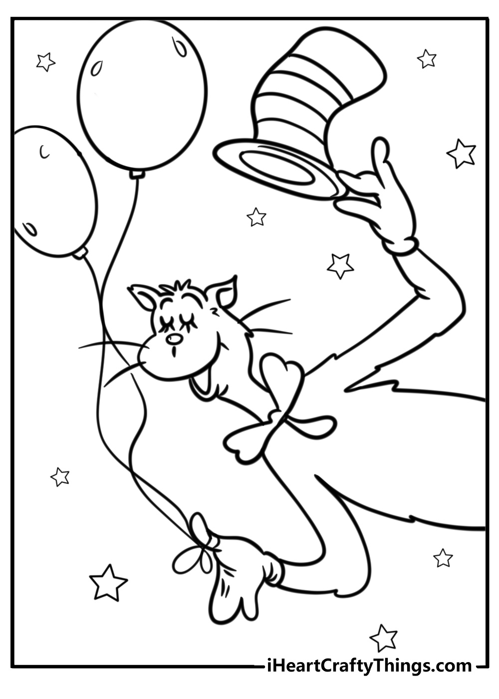 dr seuss characters coloring pages