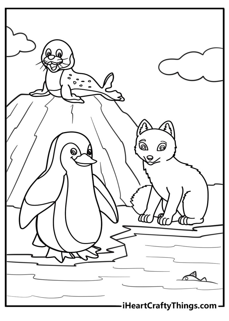 25 Free Arctic Animals Coloring Pages For Kids