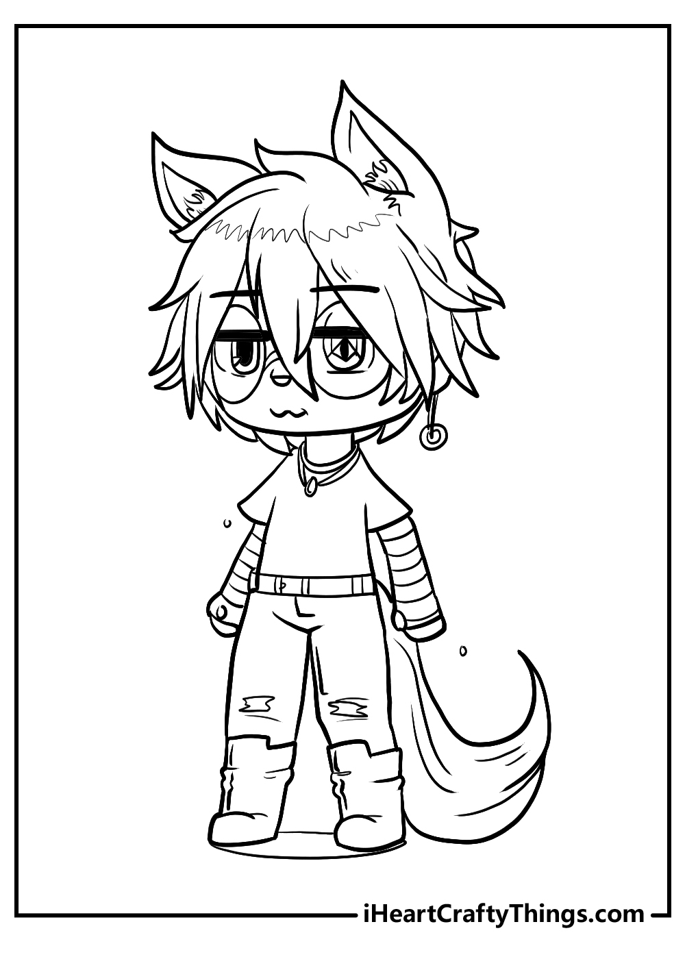 25 Gacha Life Coloring Pages Free Printable PDF For Kids 