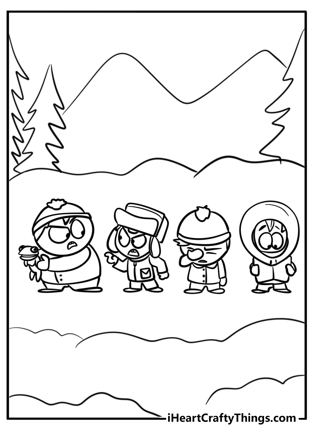 25 New South Park Coloring Pages 100 Free To Print 