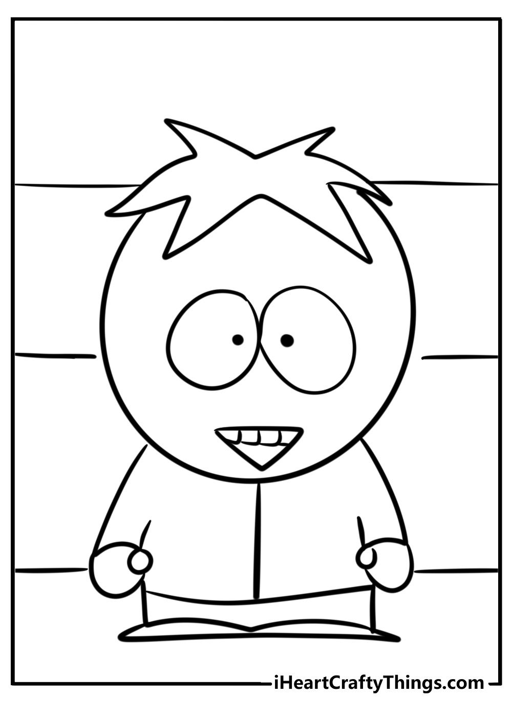 south park characters coloring pages