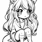 250 Adorable Anime Coloring Pages Printable Digital Download Etsy