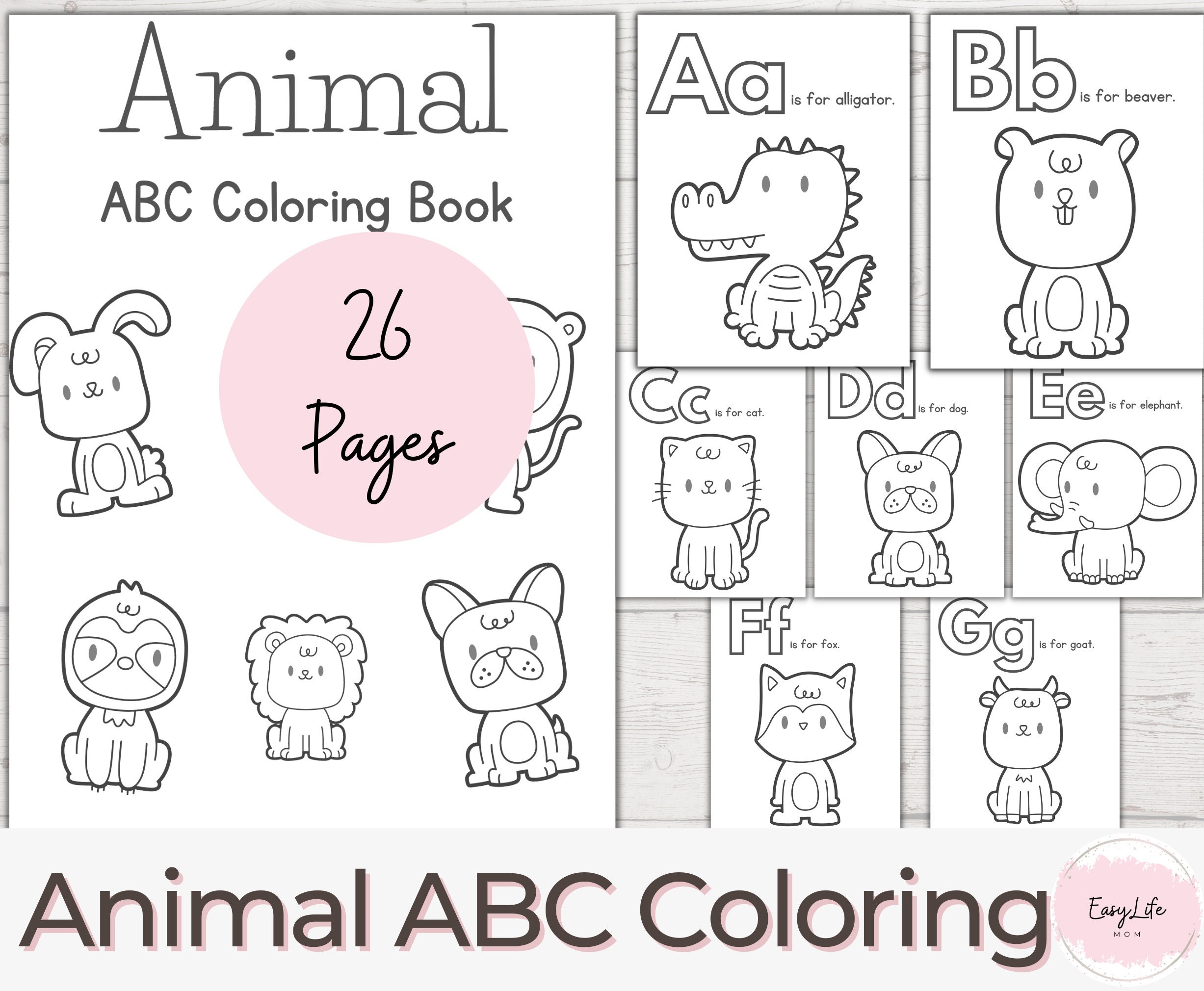 26 Alphabet Coloring Pages Animal ABC Coloring ABC Coloring Page Coloring Page Preschool Kindergarten Homeschool Printables Etsy 26 Alphabet Coloring Pages Animal ABC Coloring ABC Coloring Page Coloring Page Preschool Kindergarten Homeschool Printables Etsy