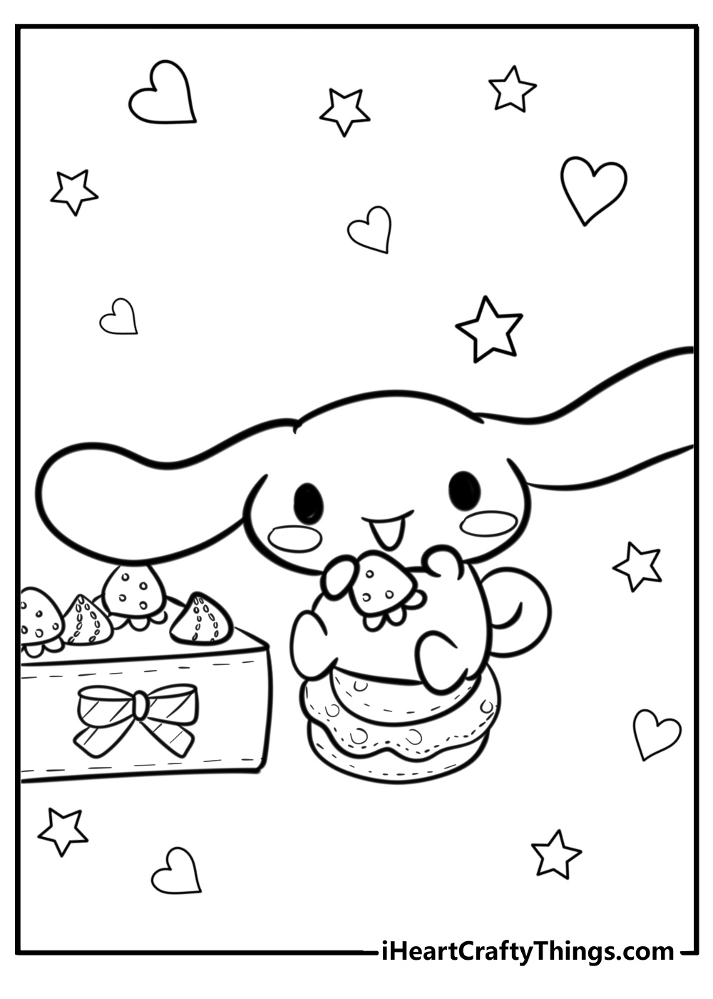 cinnamoroll sanrio characters coloring pages