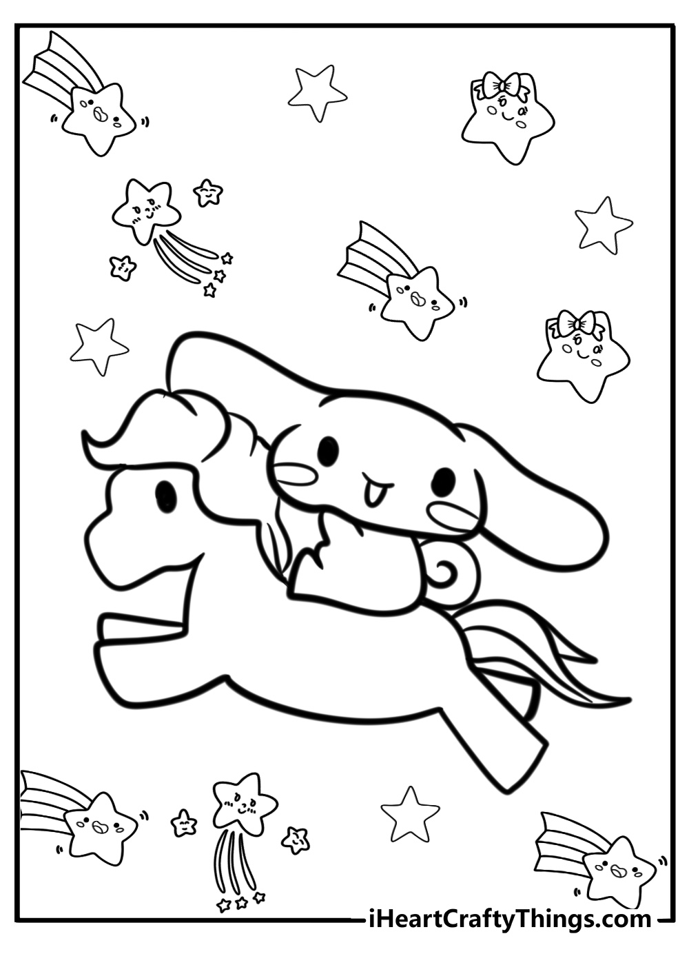 sanrio characters cinnamoroll coloring pages