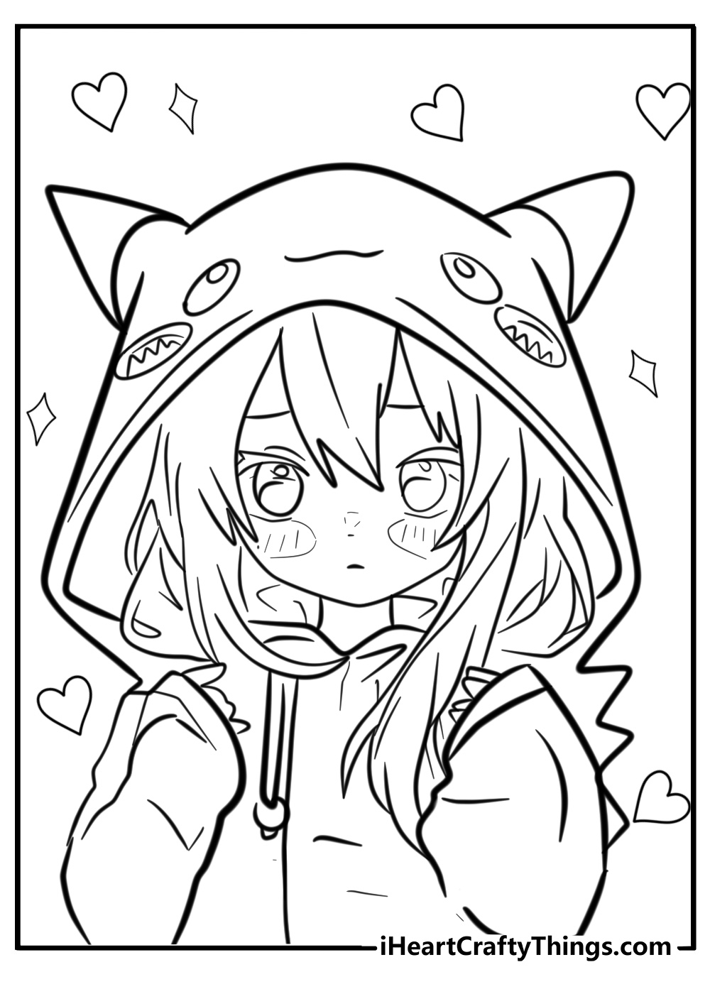 anime characters coloring pages