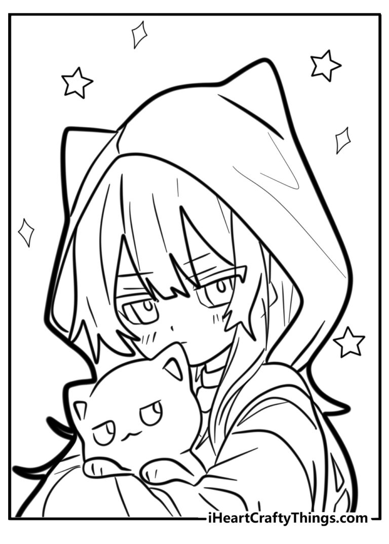 28 New Anime Girl Coloring Pages 100 Free To Print