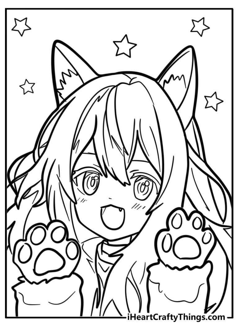 28 New Anime Girl Coloring Pages 100 Free To Print 