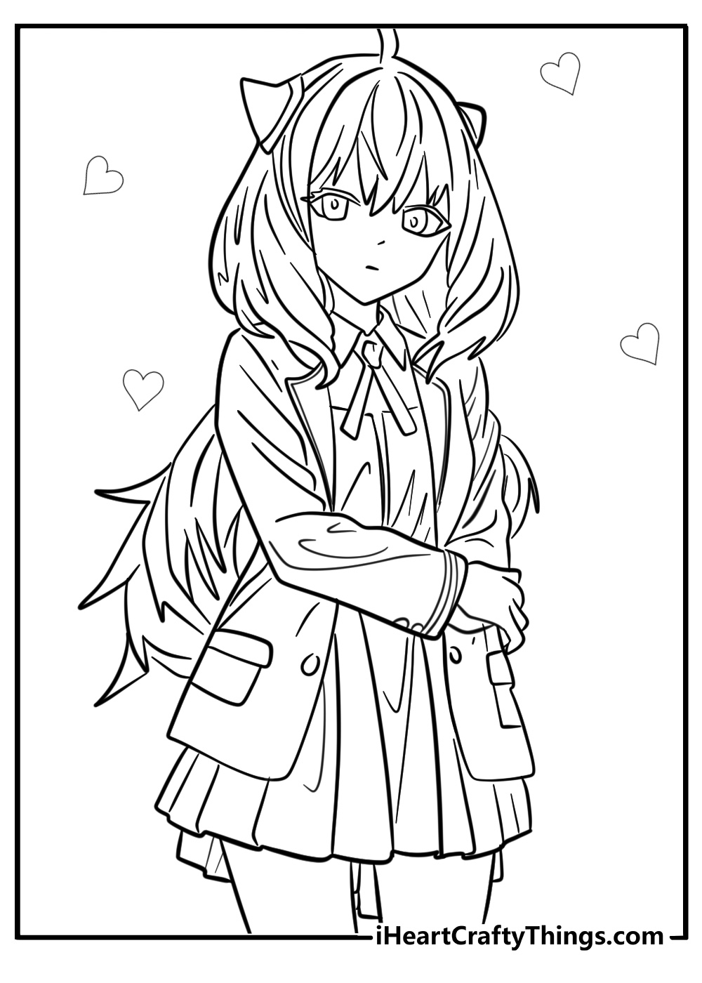 28 New Anime Girl Coloring Pages 100 Free To Print 