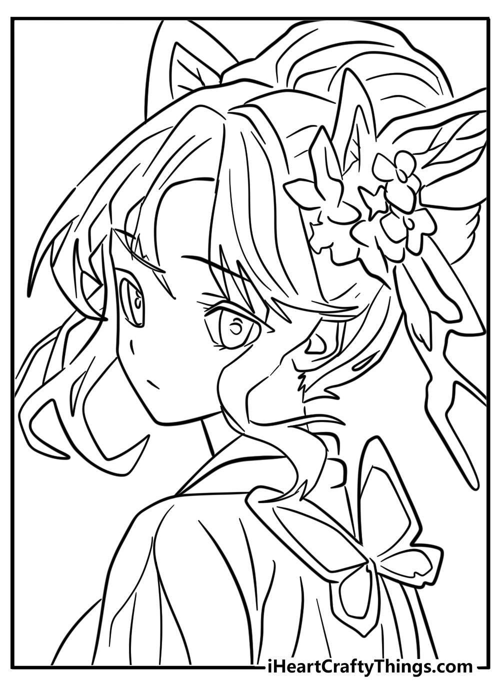 28 New Anime Girl Coloring Pages 100 Free To Print