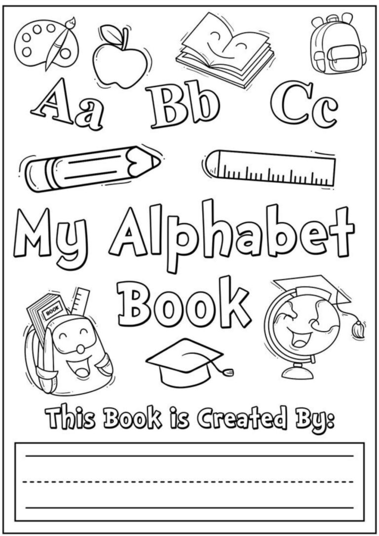 28 Printable Pages Alphabet Book Coloring Book Educational Digital Download Book Children s Book Educational Book Coloring Etsy Israel
