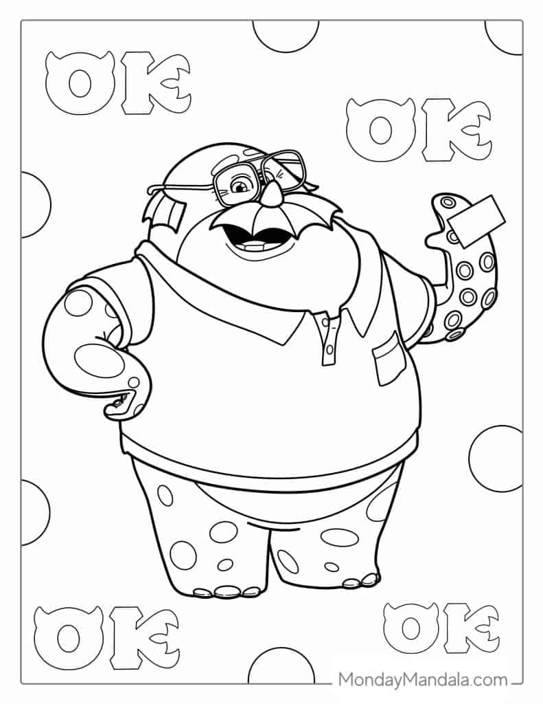 30 Monsters Inc Coloring Pages Free PDF Printables 
