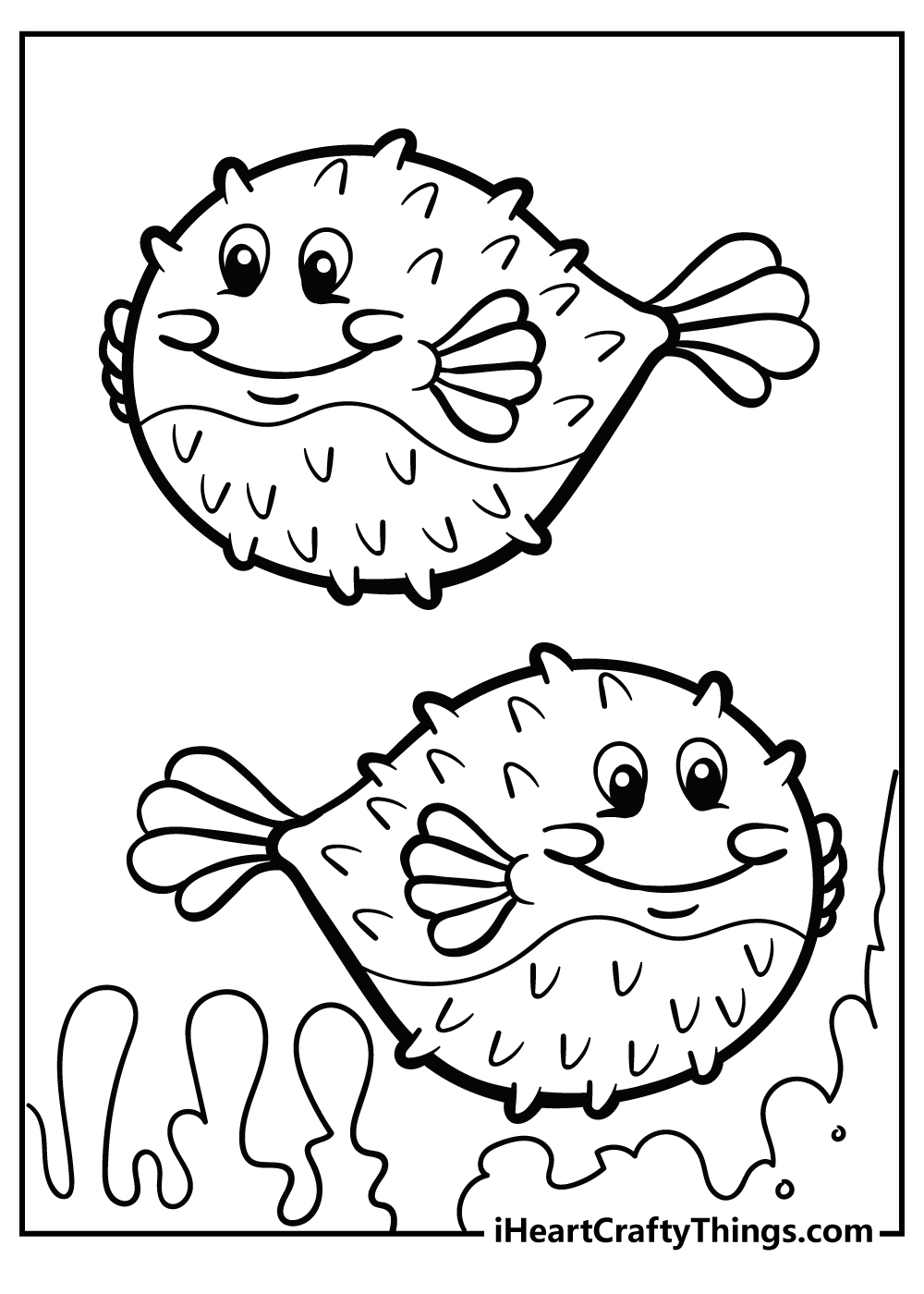 underwater animals coloring pages