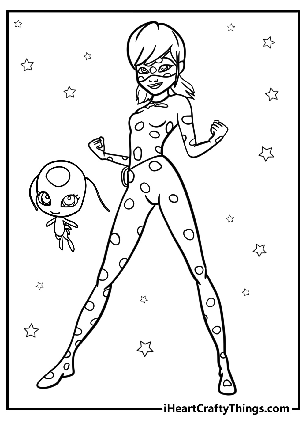 miraculous ladybug characters coloring pages