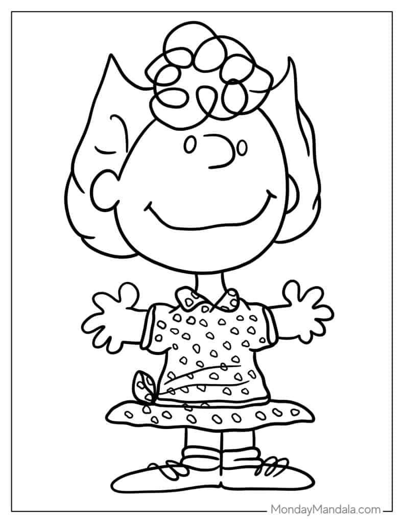 32 Peanuts Snoopy Coloring Pages Free PDF Printables 