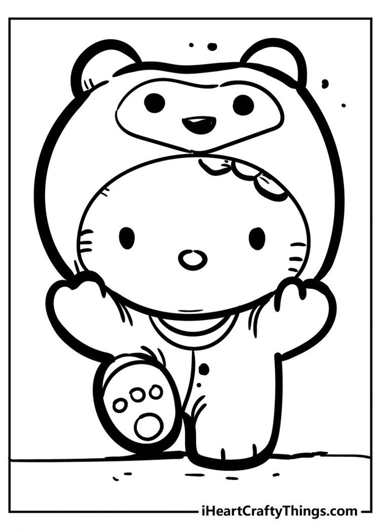 35 Hello Kitty Coloring Pages Free Printable Parade