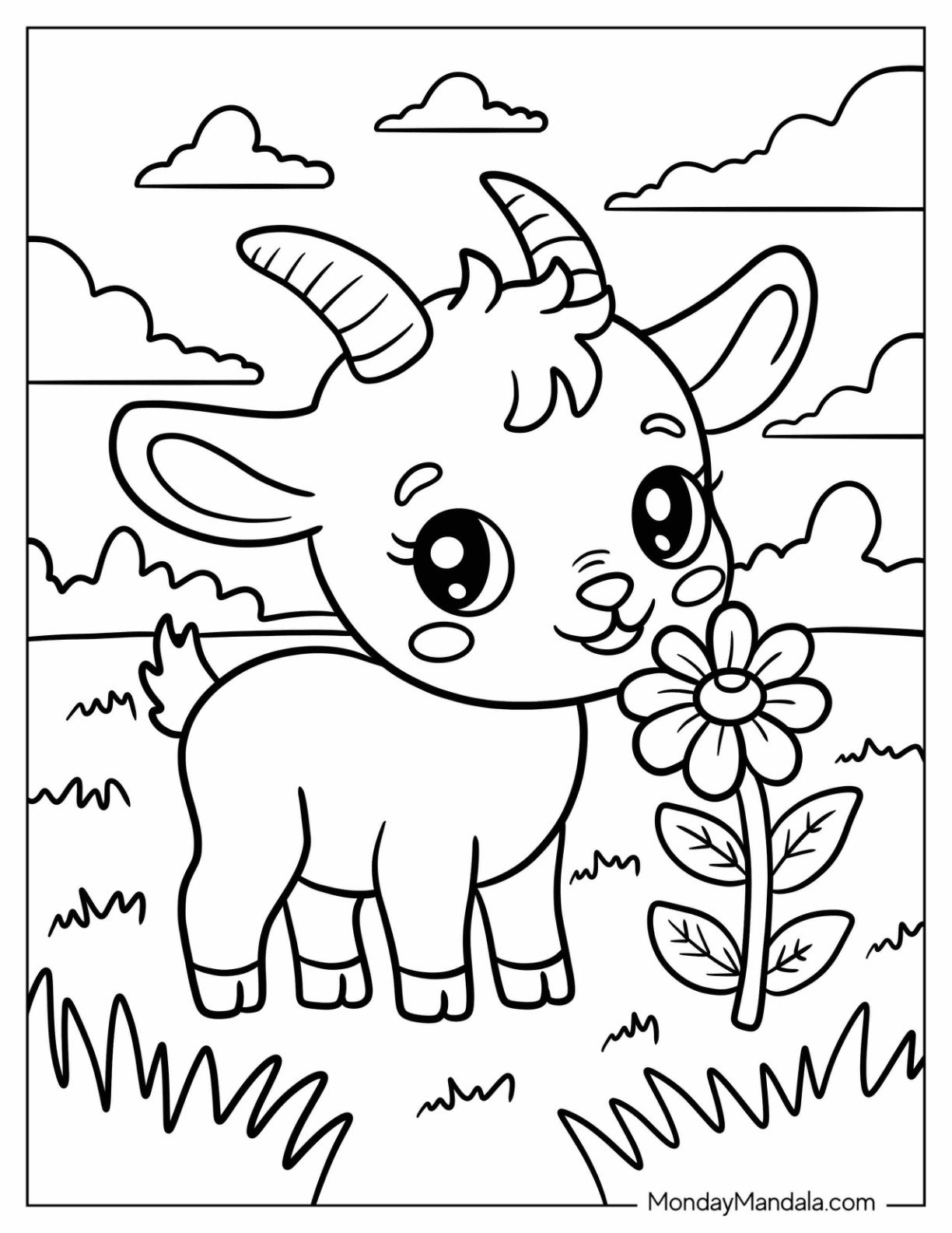 farm animal coloring pages
