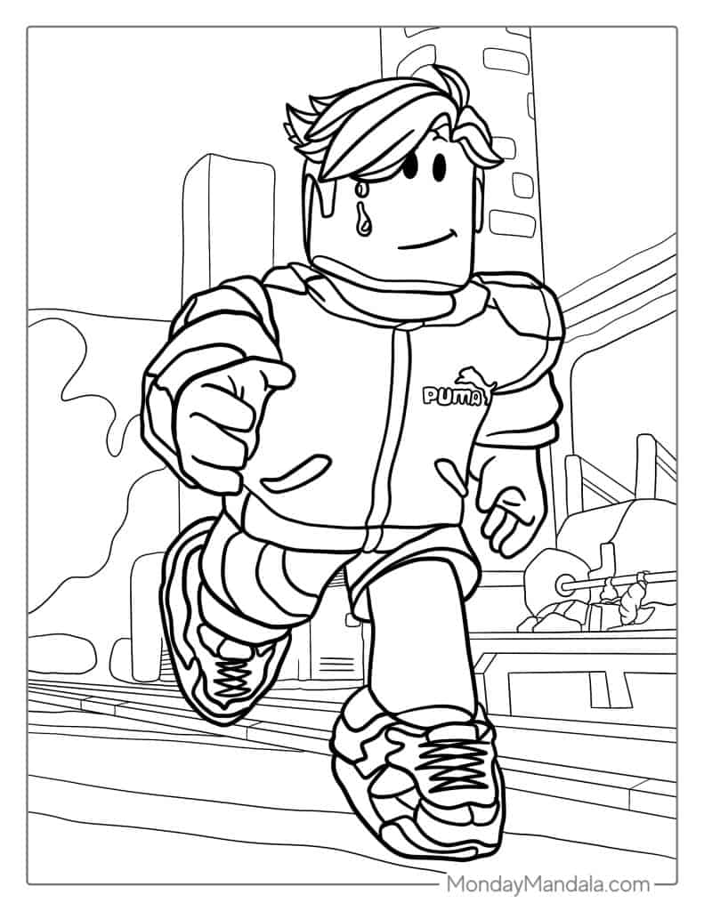 40 Roblox Coloring Pages Free PDF Printables 