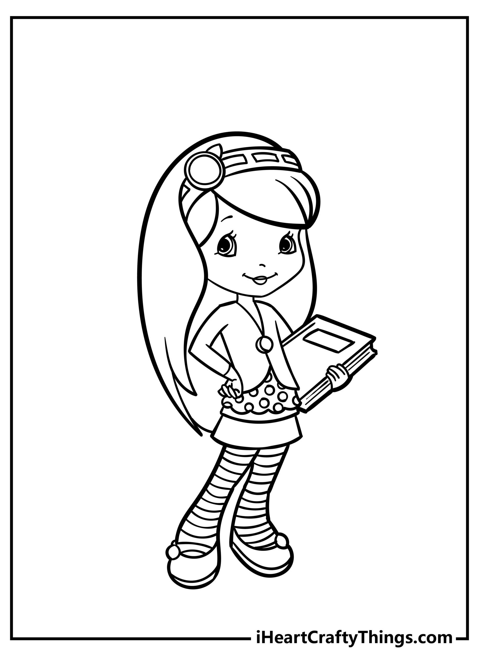 strawberry shortcake coloring pages all characters