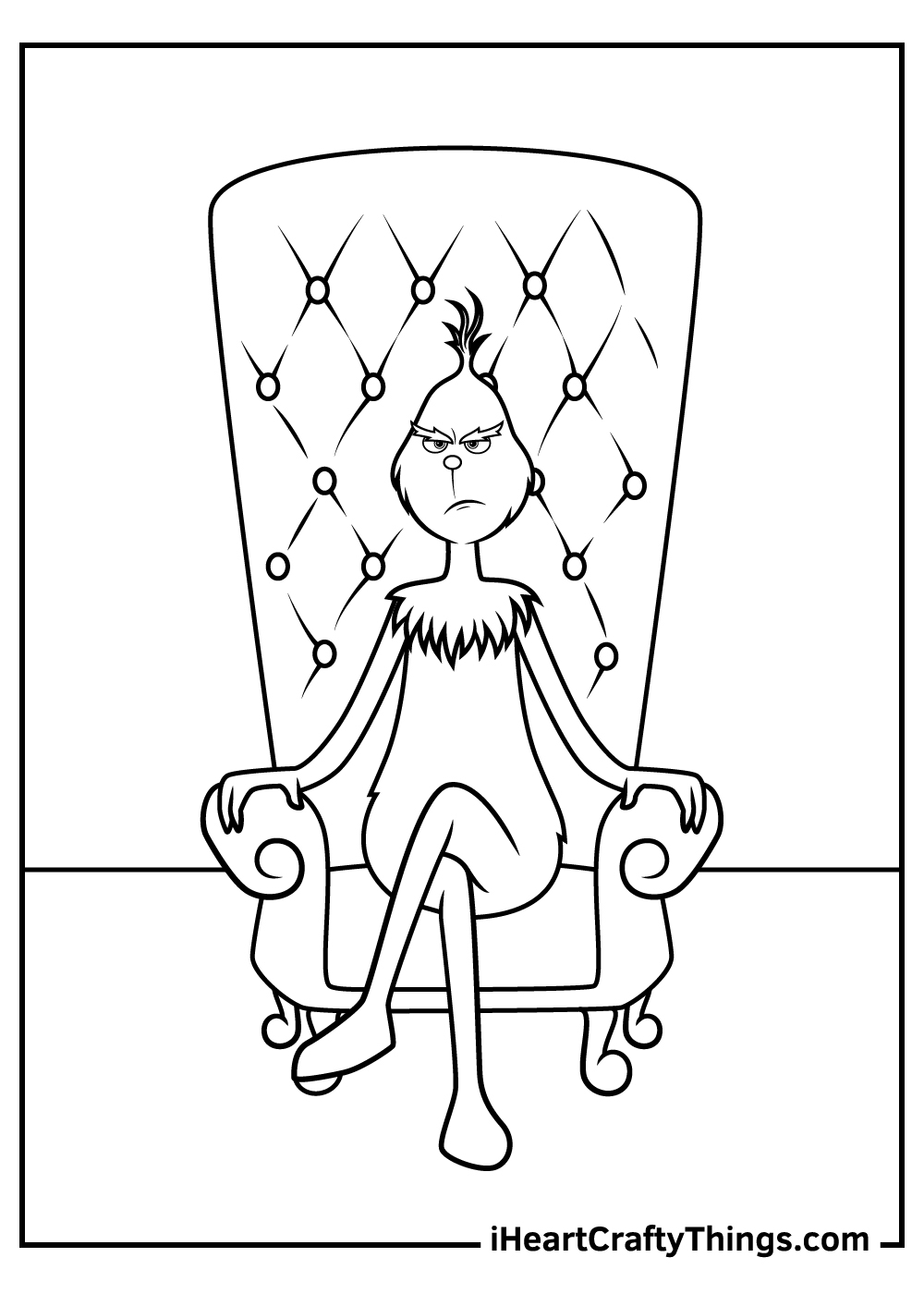 grinch characters coloring pages