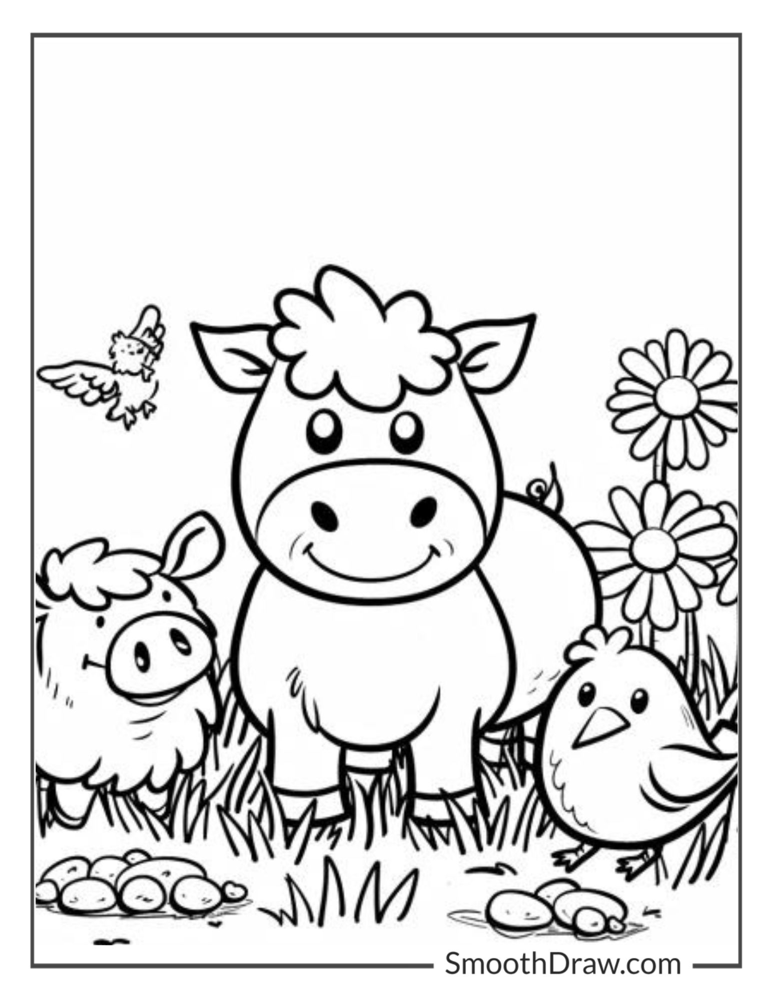 44 Farm Animals Coloring Pages Free Printable PDFs 
