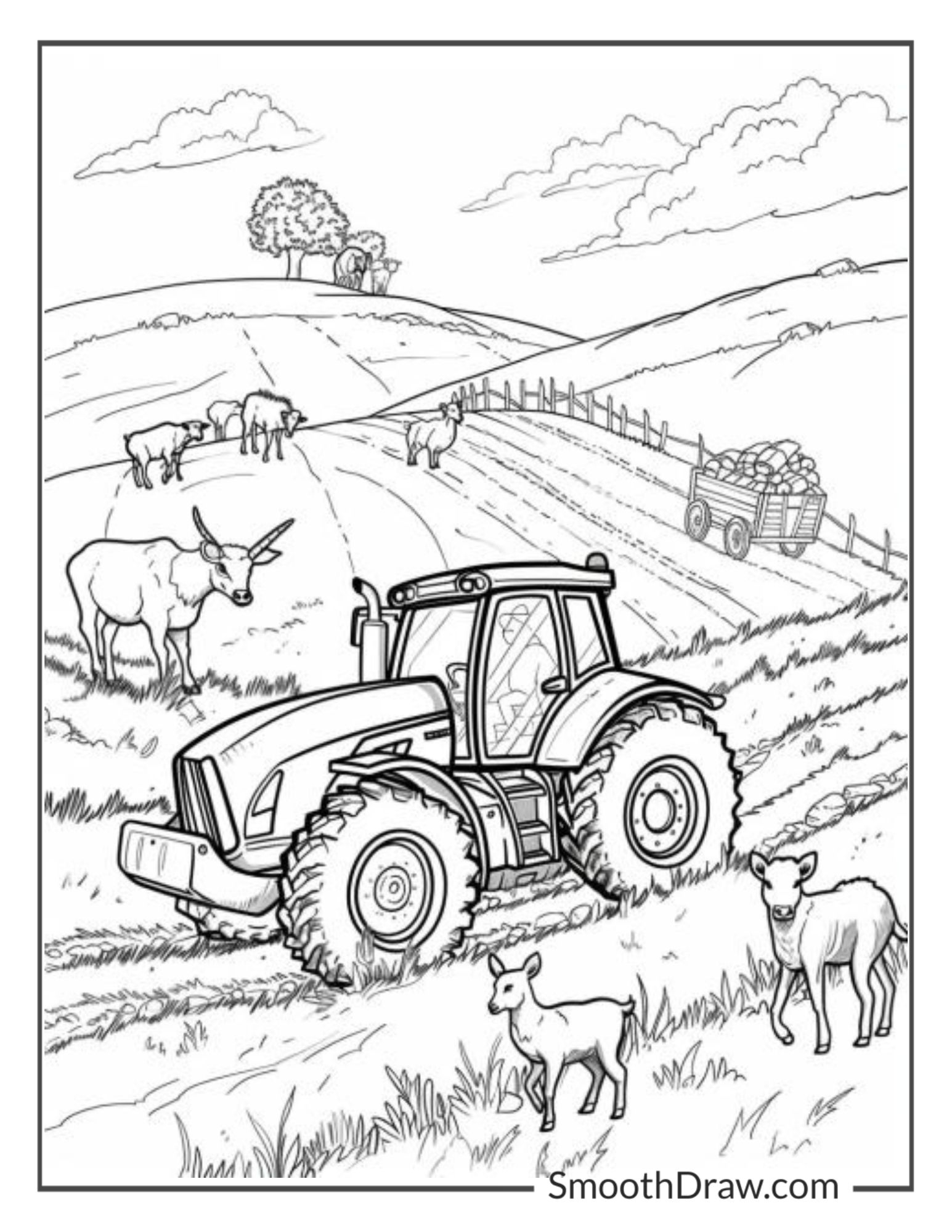 free coloring book pages of animals
