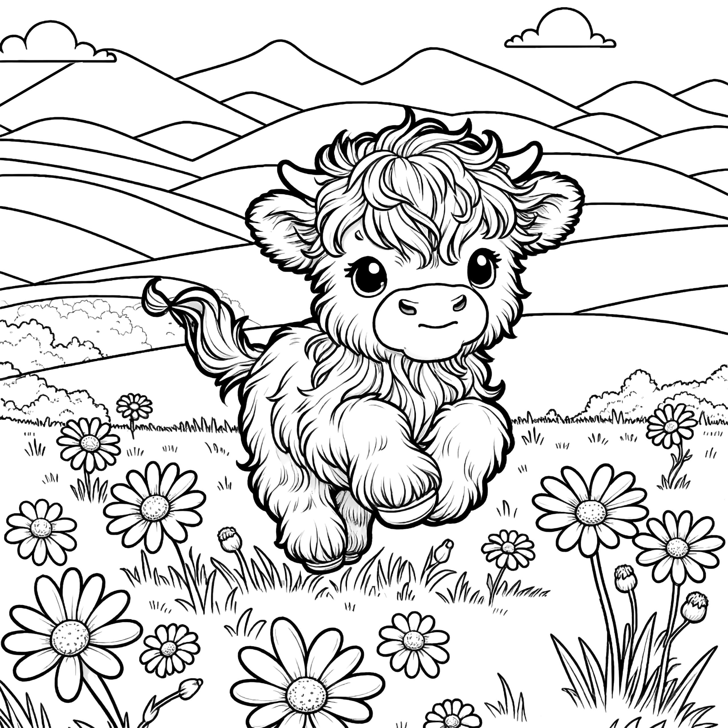 5 Highland Cow Coloring Pages Cow Coloring Pages Highland Cows Cute Highland Cows Baby Highland Cows Cute Cows Cute Baby Cows Etsy